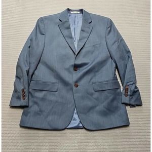 Lauren Ralph Lauren Blazer Jacket Mens 40 S Denim Blue Color